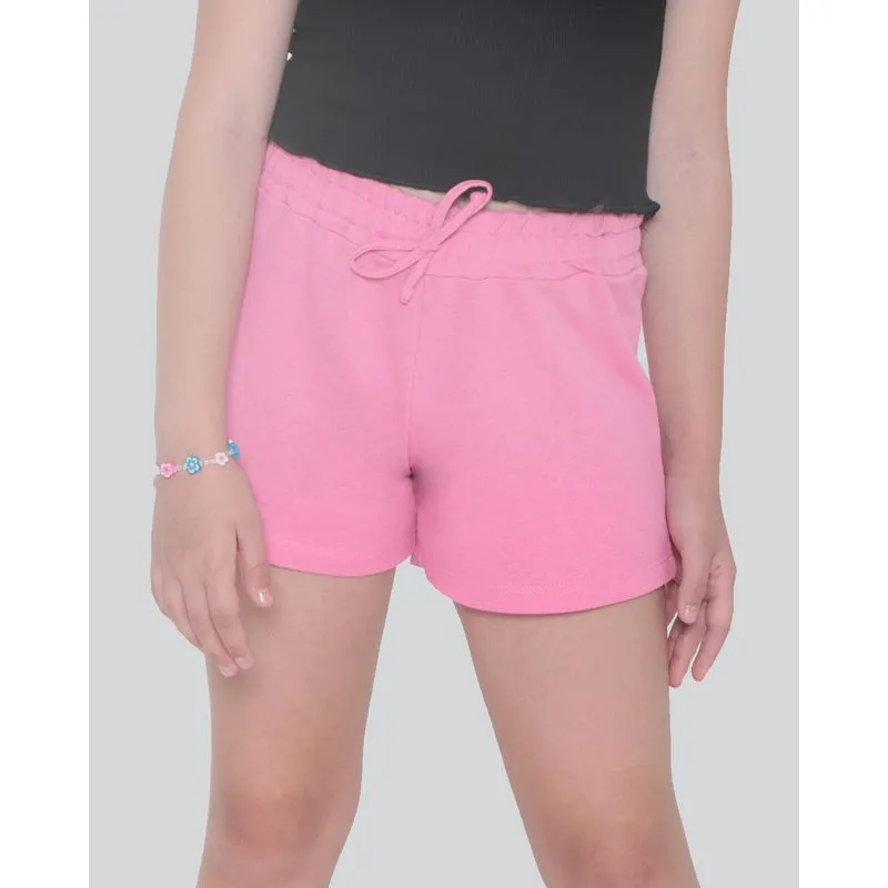 Short Moletinho Juvenil Rosa Rosa 12