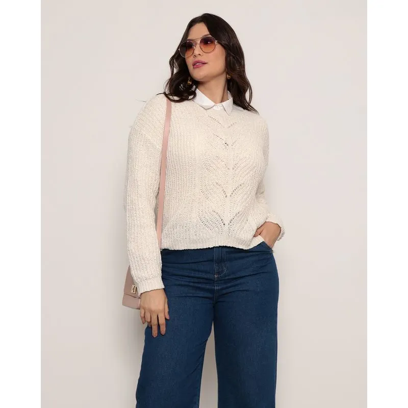 Suéter Feminino Chenille Off White G