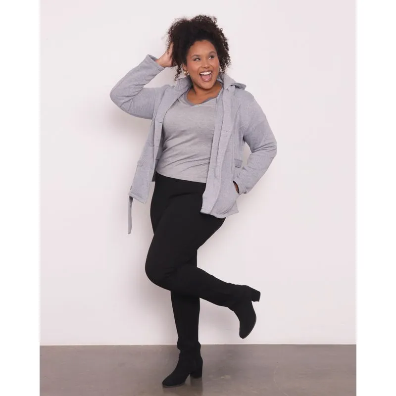 Calça Legging Plus Size Feminina Montaria Unique Preta G1