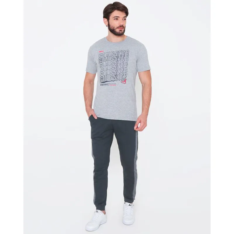 Calça Moletom Masculina Jogger Faixa Preta P