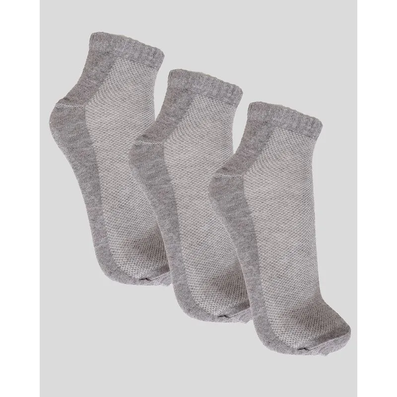 Kit Meia 3 Pares Masculina Fitter Cinza 39 A 42