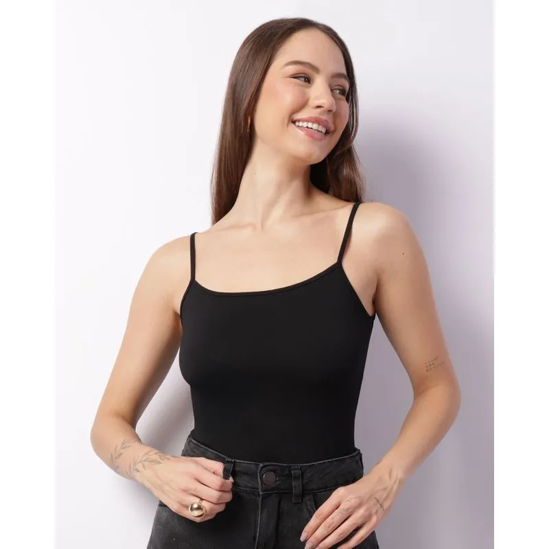 Blusa Feminina Alcinha Básica Preta M