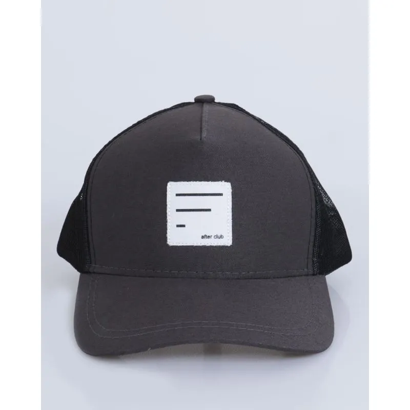 Boné Masculino Aba Curva Snapback Cinza UN