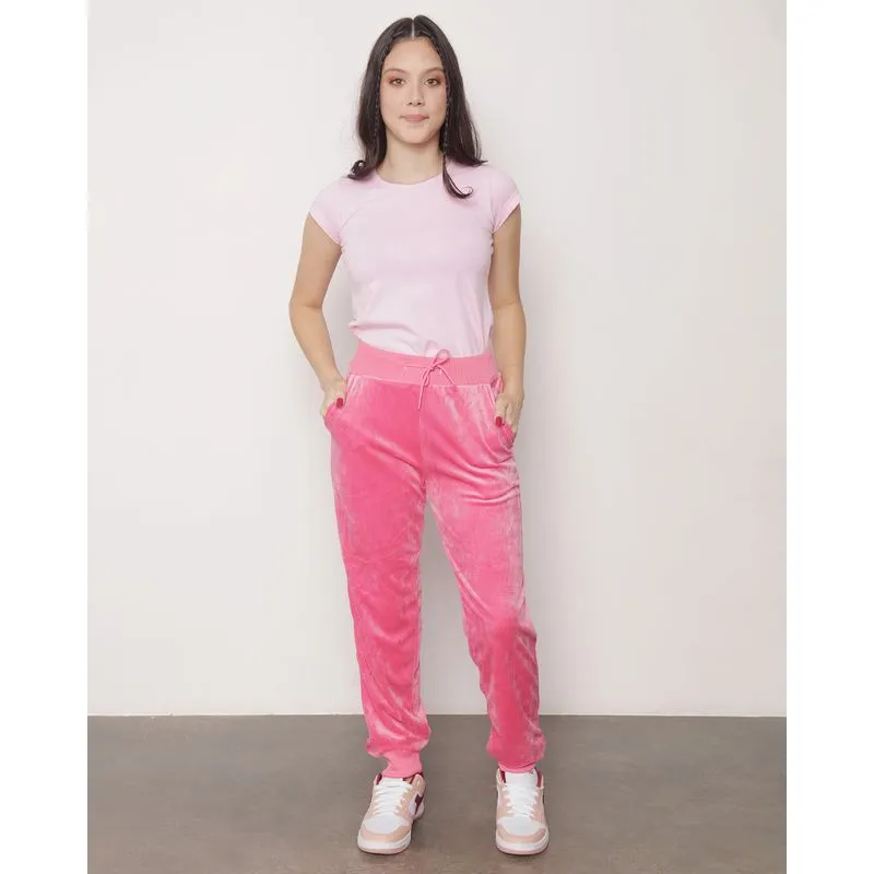 Calça Juvenil Jogger Plush Rosa 16