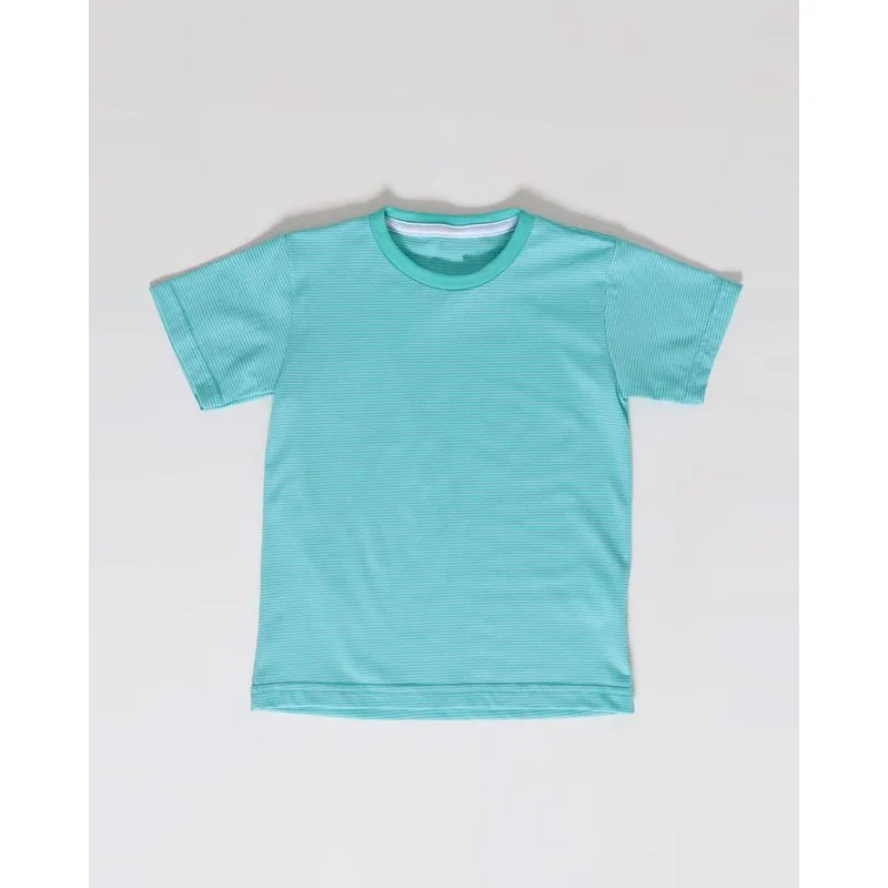Camiseta Bebê Listrada Verde 3