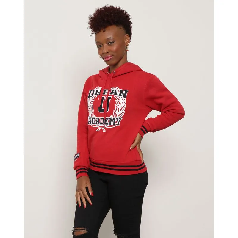 Blusão Moletom Feminino Urban Academy Vermelho G
