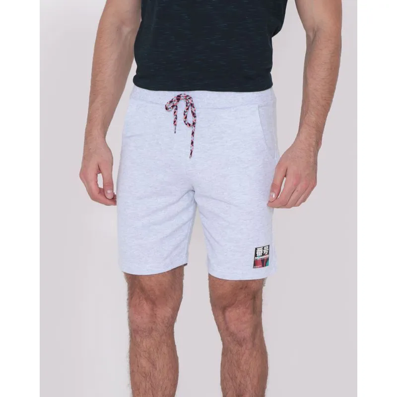 Bermuda Moletinho Masculina Bolso Cinza Claro G