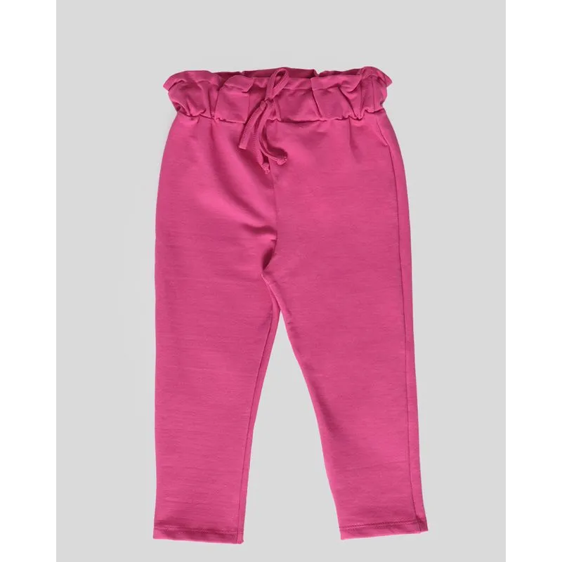 Calça Moletinho Bebê Clochard Rosa 2
