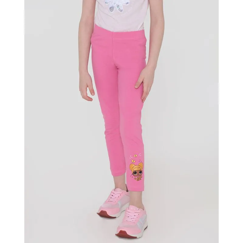 Calça Legging Infantil Lol Rosa 4