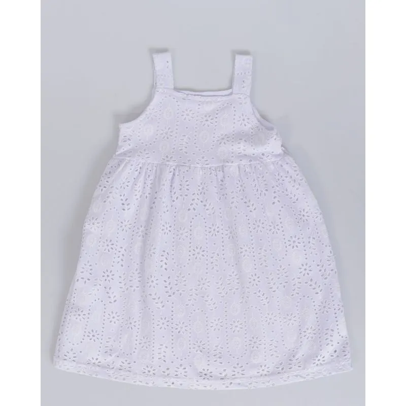 Vestido Bebê Laise Branco 3