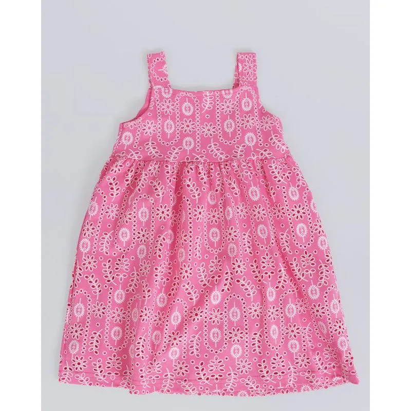Vestido Bebê Laise Rosa Claro 2