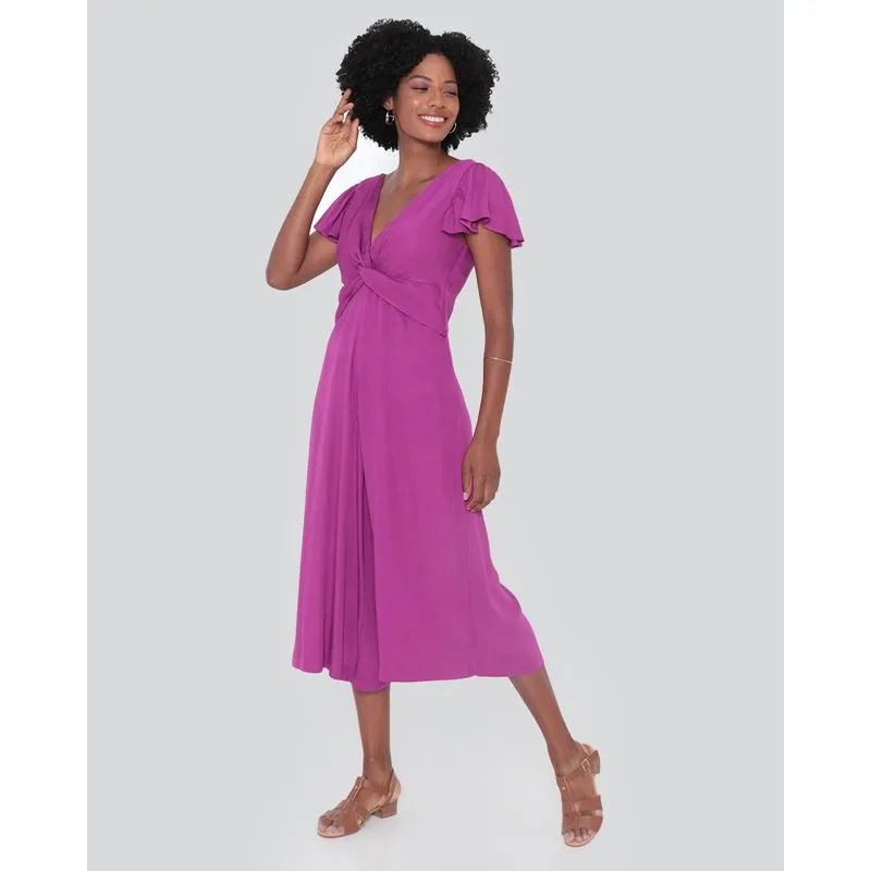 Macacão Feminino Pantacourt Roxo G