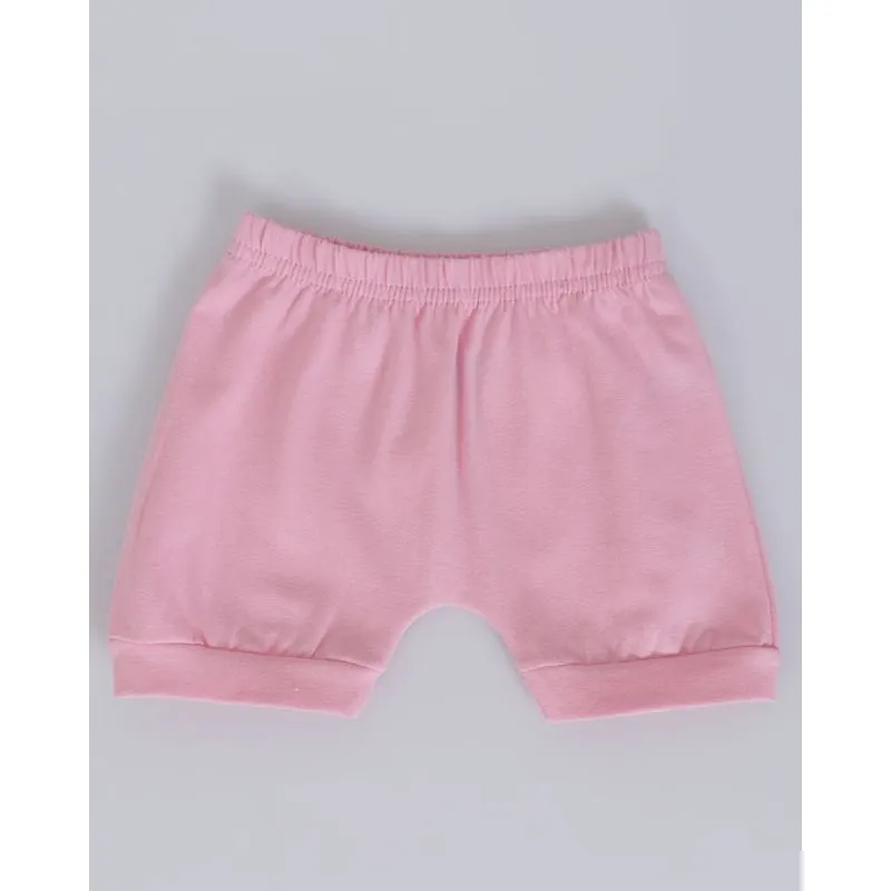 Short Bebê Estampa Borboleta Rosa P