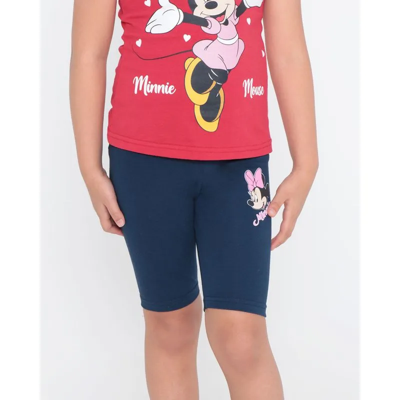 Bermuda Infantil Minnie Mouse Disney Marinho 10