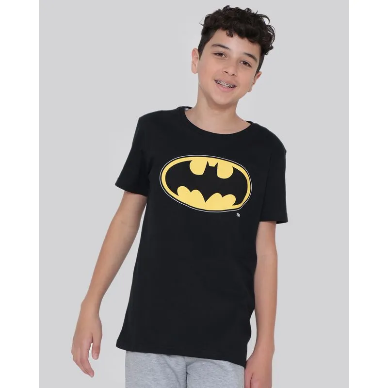 Camiseta Juvenil Batman Preta 10