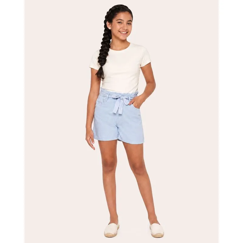 Short Sarja Feminino Clochard Lilás 36