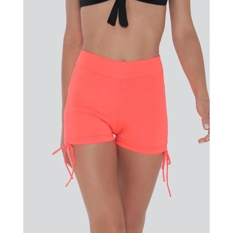 Short Fitness Feminino Coulisse Laranja GG