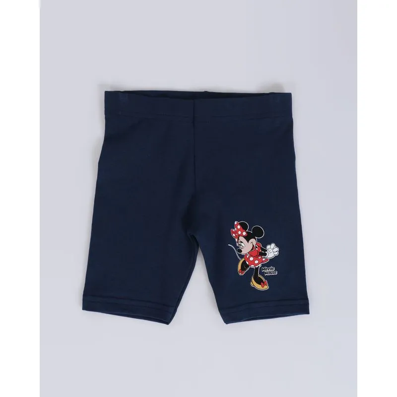 Bermuda Ciclista Bebê Minnie Mouse Disney Marinho 1