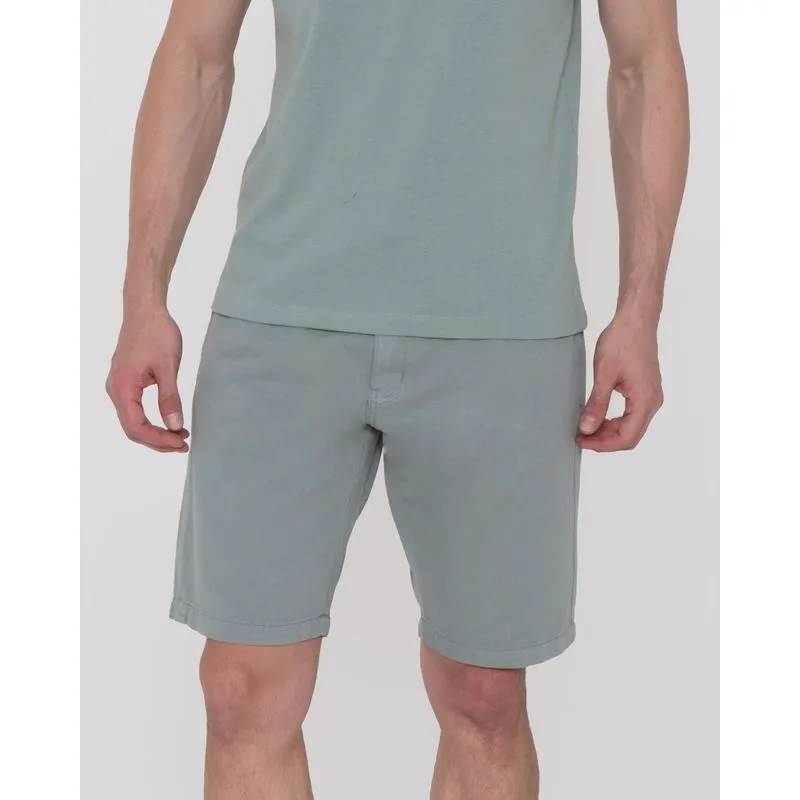 Bermuda Sarja Masculina Reta Verde Claro 38