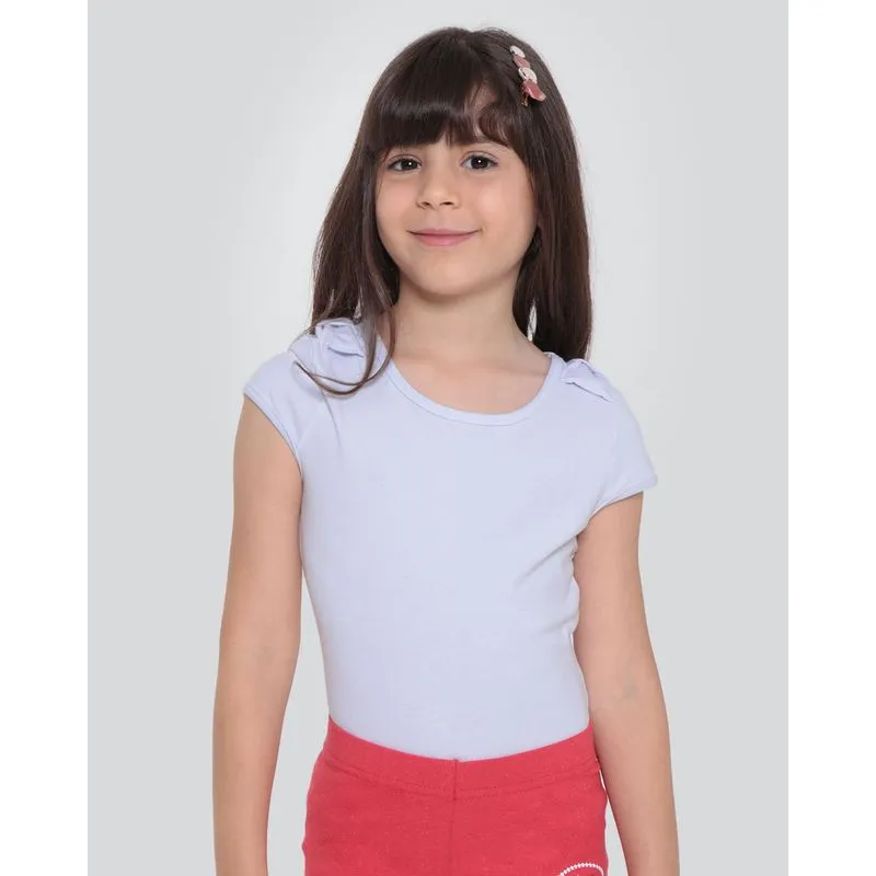 Body Infantil Básico Laço Branco 8