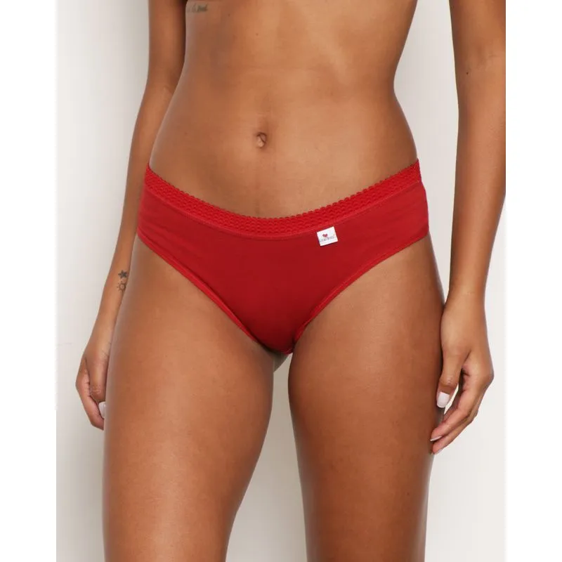 Calcinha Feminina Biquíni Vermelho M