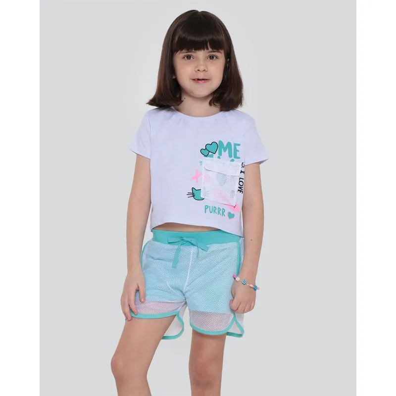Conjunto Infantil Telado Verde Claro 4
