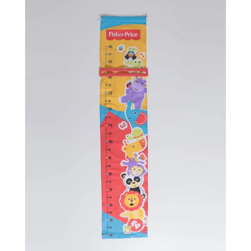 Régua De Crescimento Algodão Fisher-Price Bichos Amarela UN