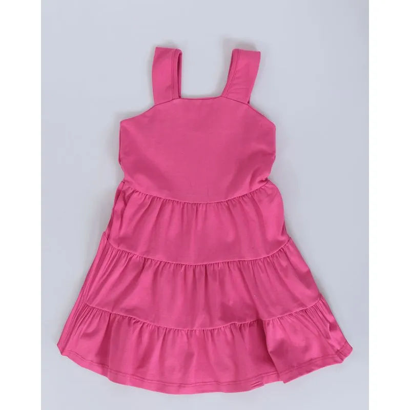 Vestido Bebê Barra Três Marias Rosa 2