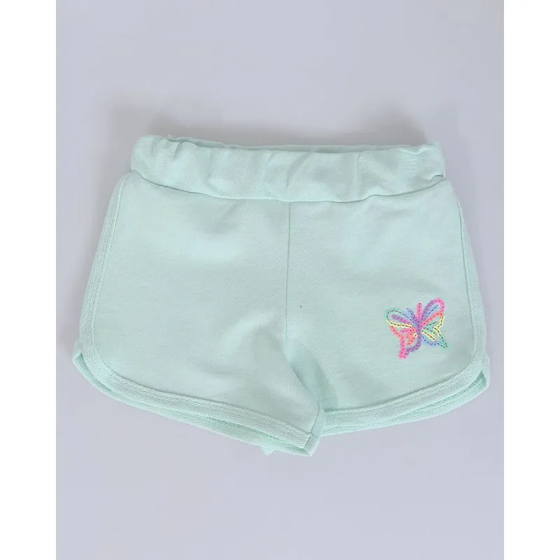 Short Bebê Moletinho Boxer Verde 2
