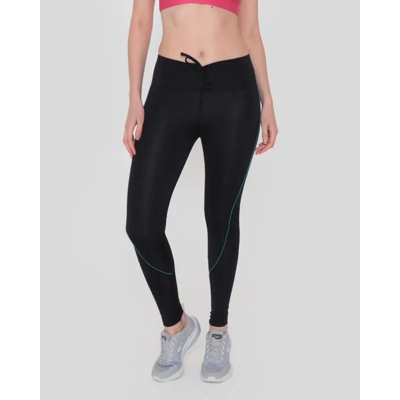 Calça Legging Fitness Coulisse Preta P