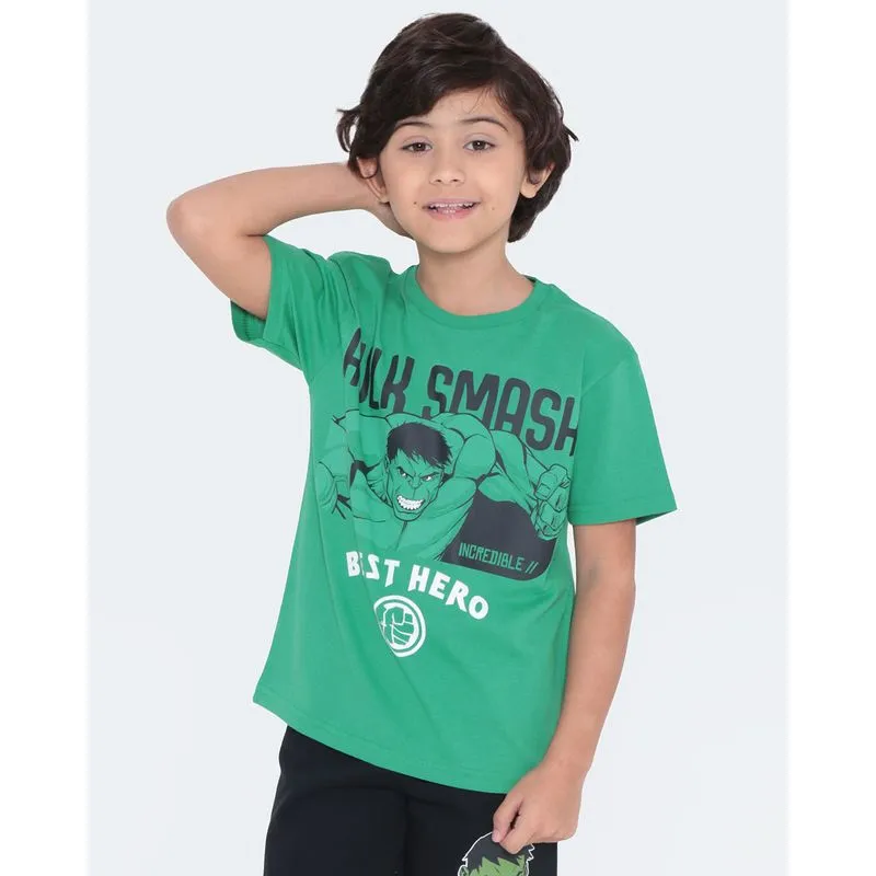 Camiseta Infantil Marvel Hulk Verde 4