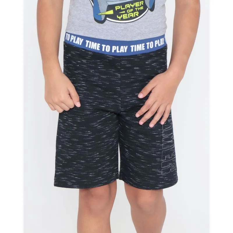 Bermuda Moletinho Flamê Infantil Gamer Preto 8