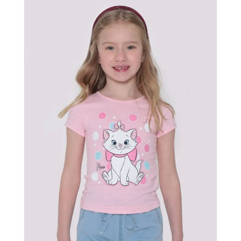 Blusa Bebê Disney Marrie Rosa Claro 2