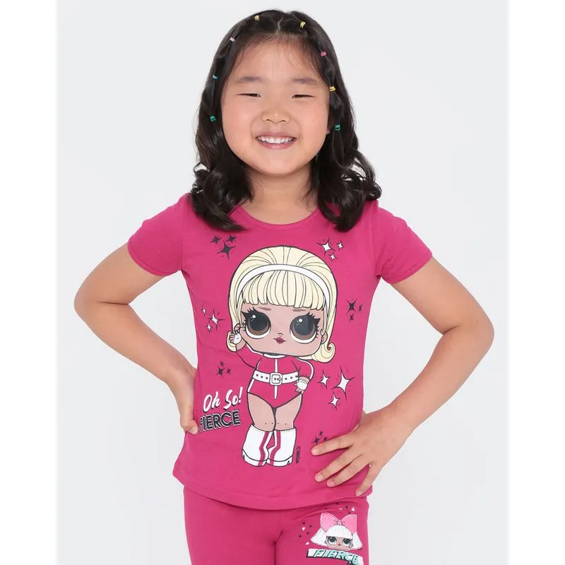 Blusa Infantil Estampa LOL Surprise Rosa Médio 8