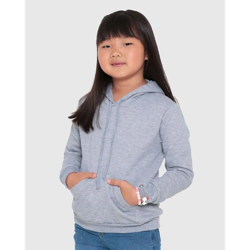 Blusão Moletom Infantil Capuz Cinza 6