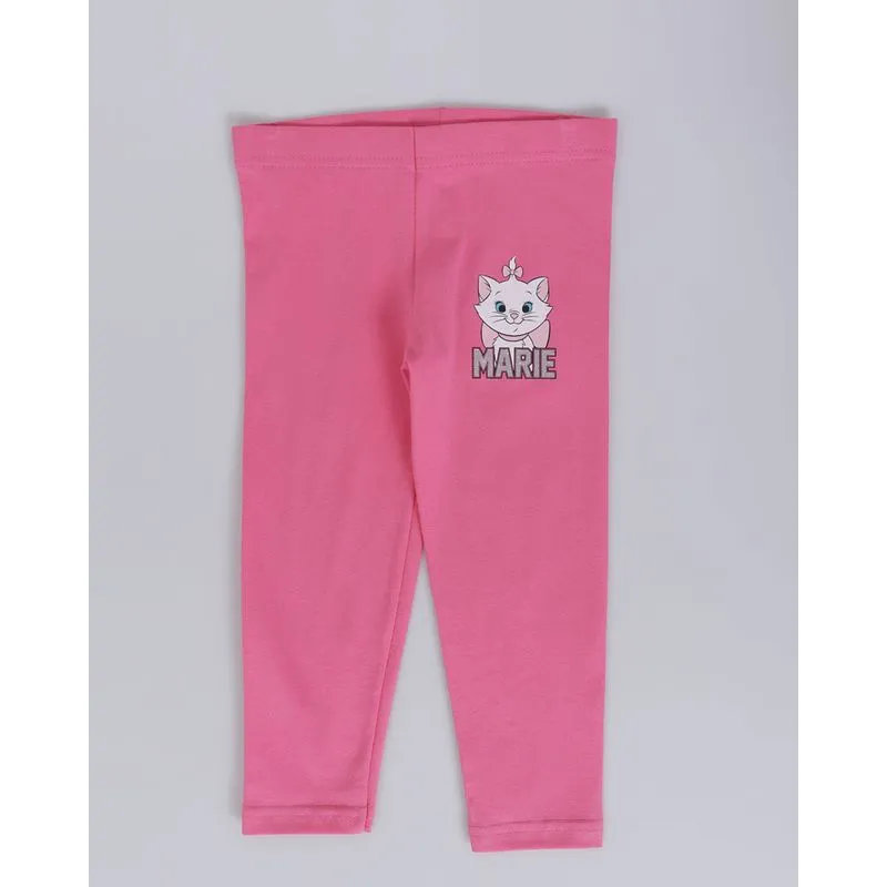 Calça Bebê Legging Marie Disney Rosa 3