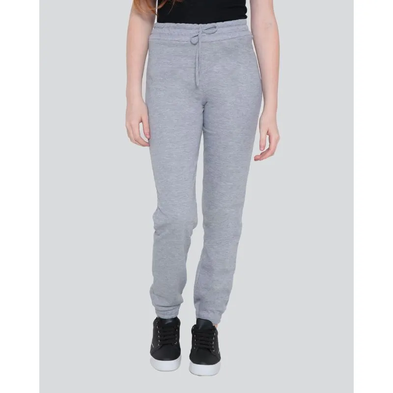 Calça Moletom Juvenil Jogger Mescla Cinza 12