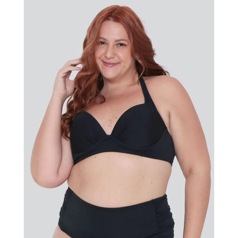 Biquíni Plus Size Top Bojo Preto 48