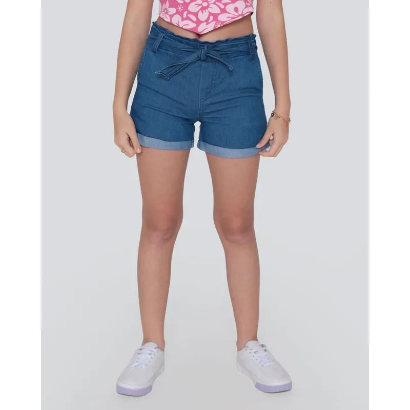 Short Jeans Juvenil Clochard Azul Escuro 14