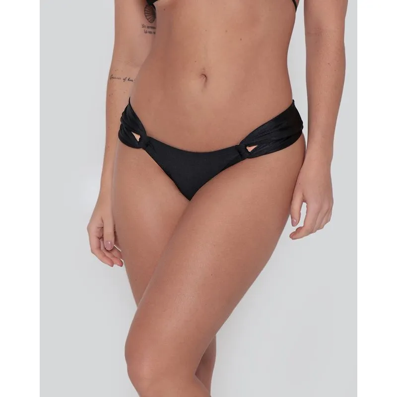 Biquíni Calcinha Feminino Tira Dupla Preto P