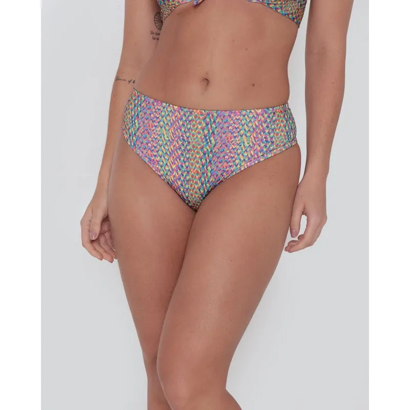 Biquíni Calcinha Feminino Básico Multicolor Rosa G