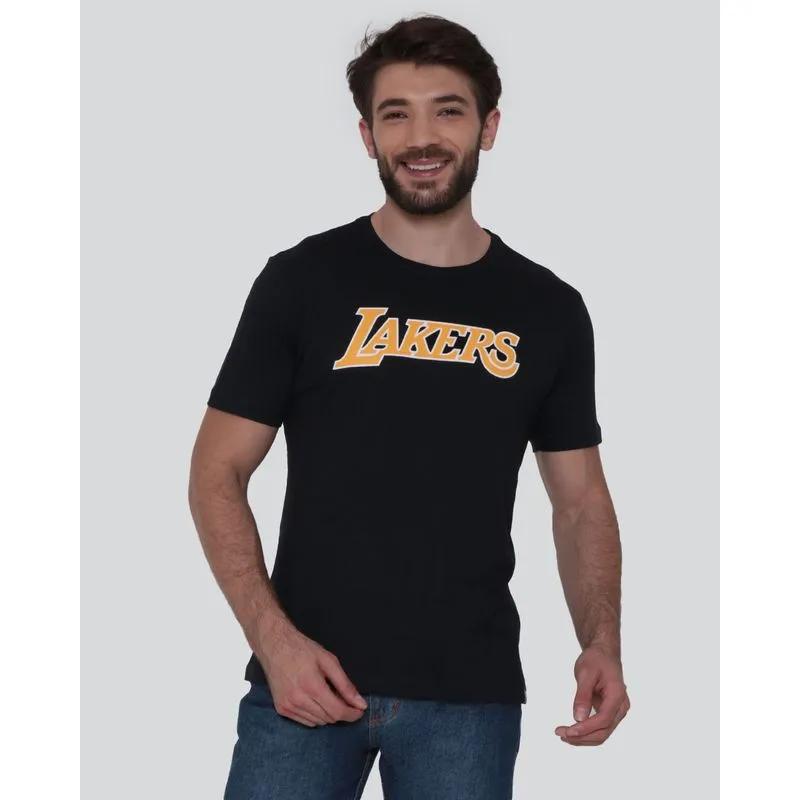 Camiseta Masculina Esportiva Lakers NBA Preta M