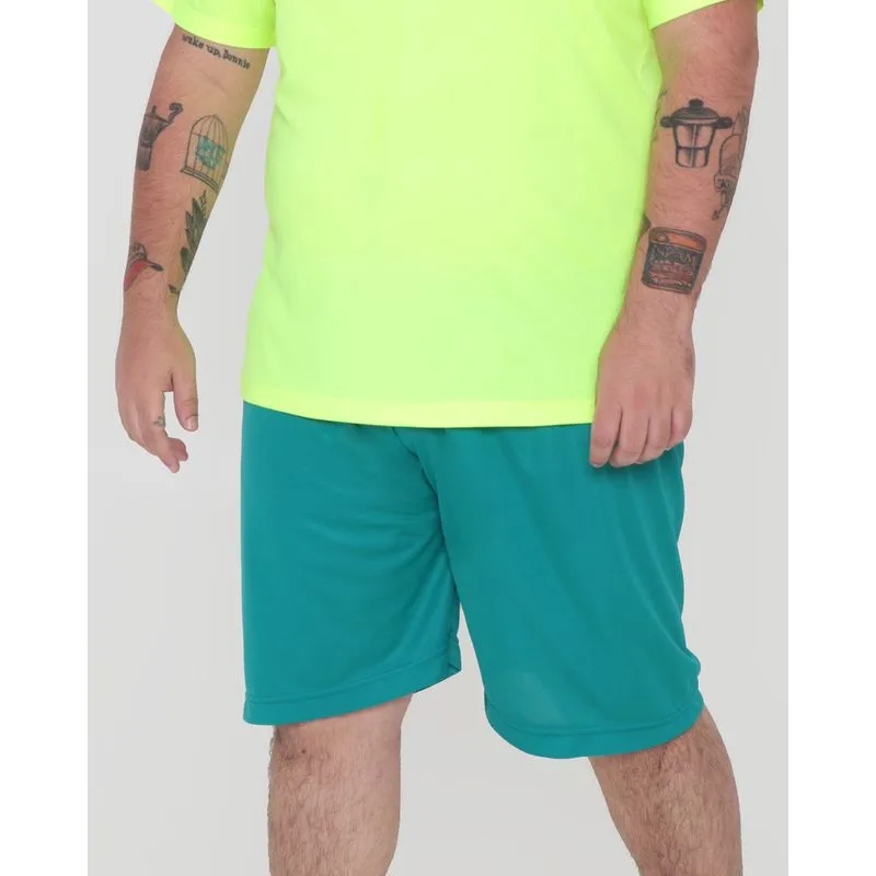 Bermuda Plus Size Esportiva Masculina Verde G2