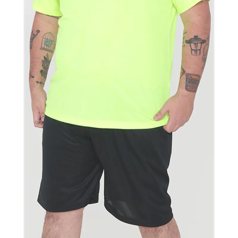 Bermuda Plus Size Esportiva Masculina Preta G1