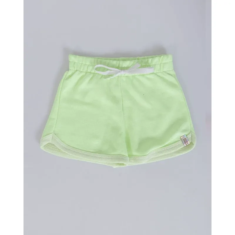 Short Boxer Bebê Moletinho Neon Verde 2