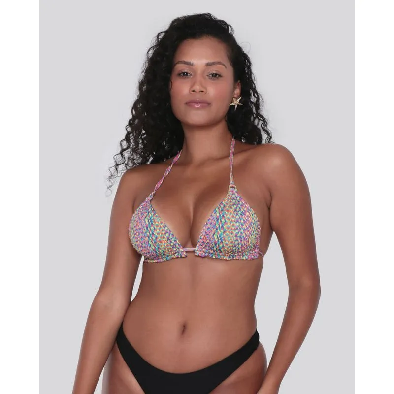 Biquíni Feminino Avulso Cortininha Bojo Removível Rosa M