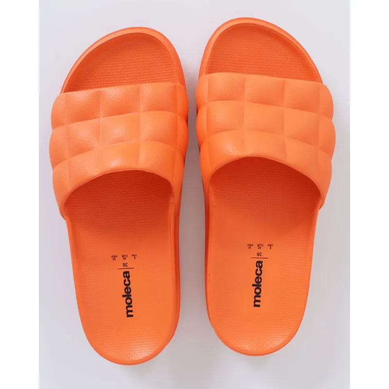 Chinelo Feminino Moleca Slide EVA Laranja 38