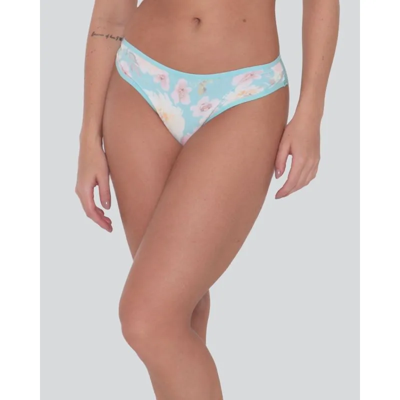 Calcinha Avulsa Biquíni Renda Floral Verde G