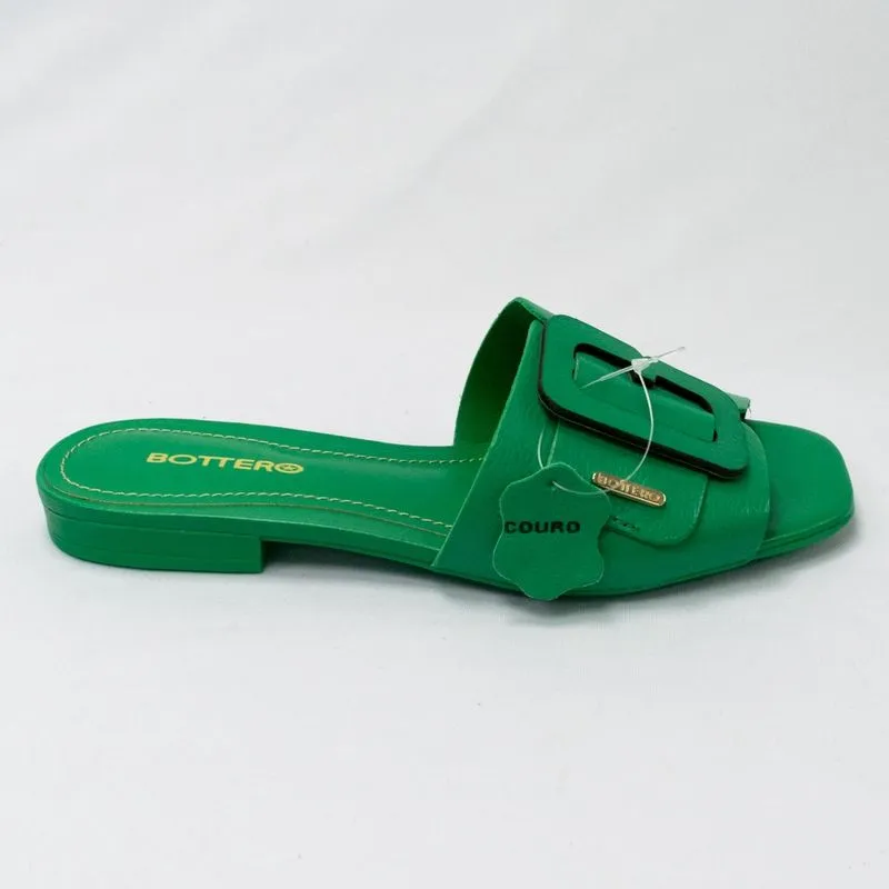 Chinelo Bottero 342501-17 Lilia Couro Natural Summer Verde