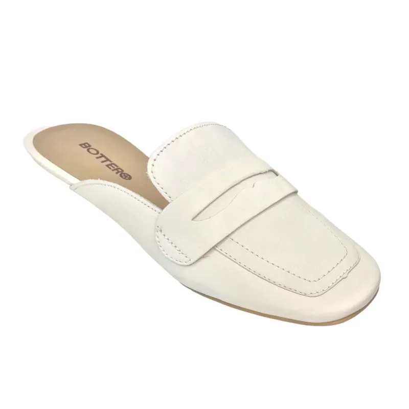 Mule Fem Bottero Couro Summer Burnish Off White 340308/9